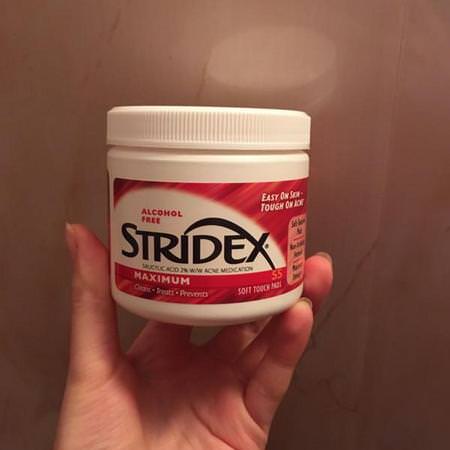 Stridex, Single-Step Acne Control, Maximum, Alcohol Free, 55 Soft Touch Pads