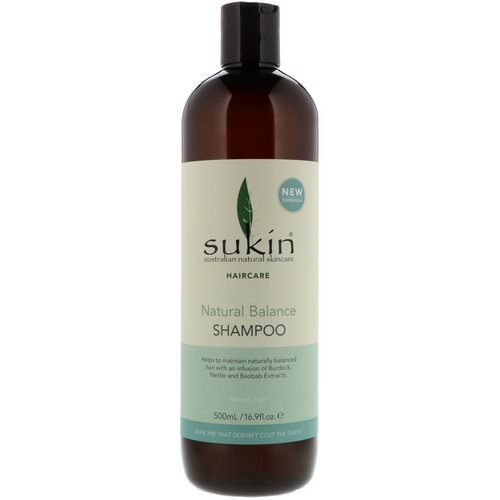 Sukin, Natural Balance Shampoo, Normal Hair, 16.9 fl oz (500 ml) Review
