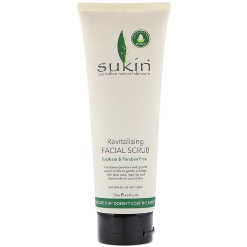 Sukin, Revitalising Facial Scrub, 4.23 fl oz (125 ml) Review