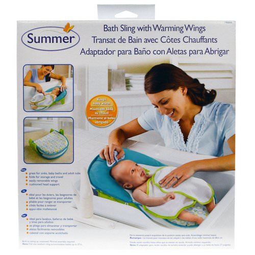 Summer Infant, Bath Sling with Warming Wings, 1 Set Review