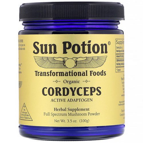 Sun Potion, Cordyceps Powder, Organic, 3.5 oz (100 g) Review