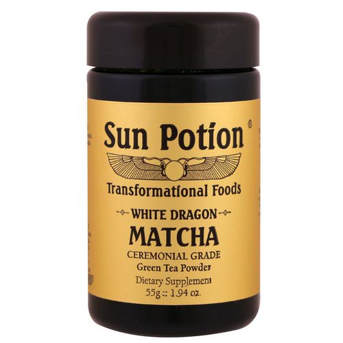 Sun Potion, White Dragon Matcha, Ceremonial Grade Green Tea Powder, 1.94 oz (55 g) Review