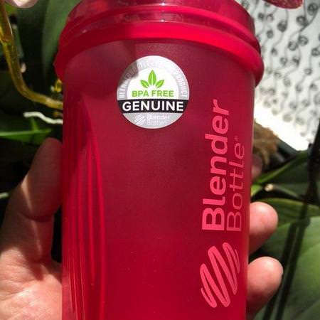 Blender Bottle, BlenderBottle, Classic With Loop, Pink, 20 oz