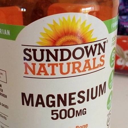Sundown Naturals Magnesium - 鎂, 礦物質, 補品