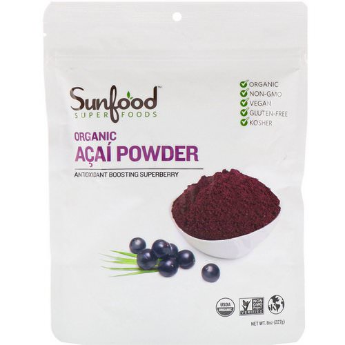 Sunfood, Organic Acai Powder, 8 oz (227 g) Review