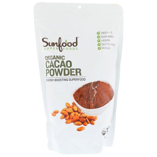 Sunfood, Organic Cacao Powder, 1 lb (454 g) Review