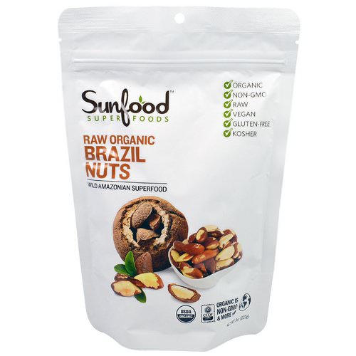 Sunfood, Raw Organic Brazil Nuts, 8 oz (227 g) Review