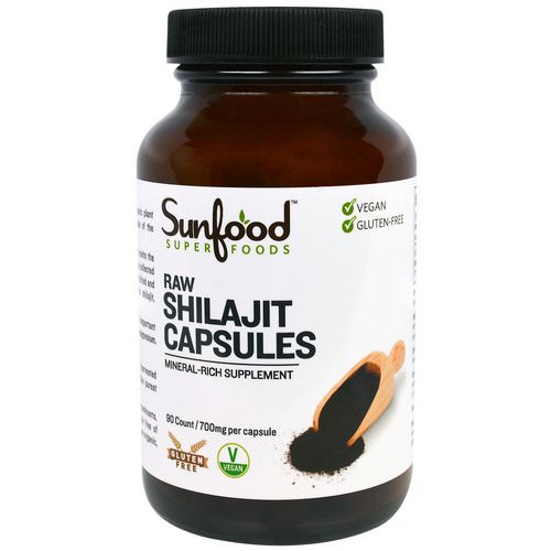 Sunfood, Raw Shilajit Capsules, 700 mg, 90 Capsules Review