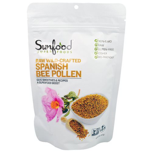 Sunfood, Raw Wild-Crafted Spanish Bee Pollen, 8 oz (227 g) Review