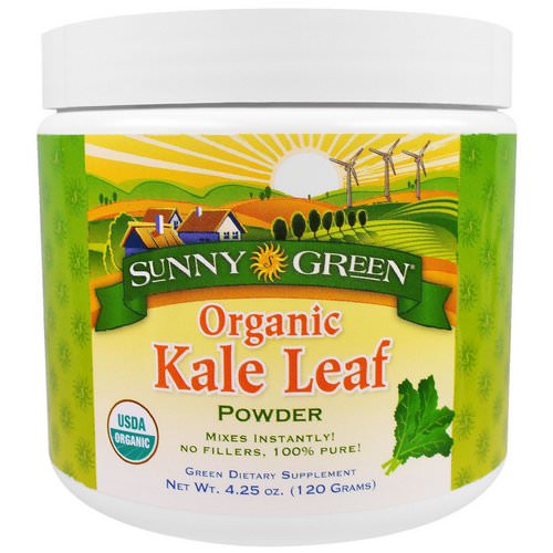 Sunny Green, Organic Kale Leaf Powder, 4.25 oz (120 g) Review