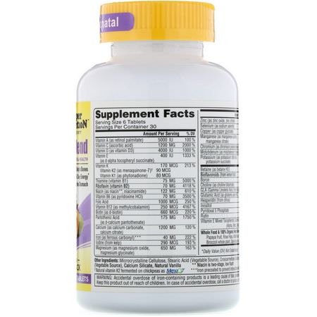 產前綜合維生素, 產後: Super Nutrition, PreNatal Blend, 180 Tablets