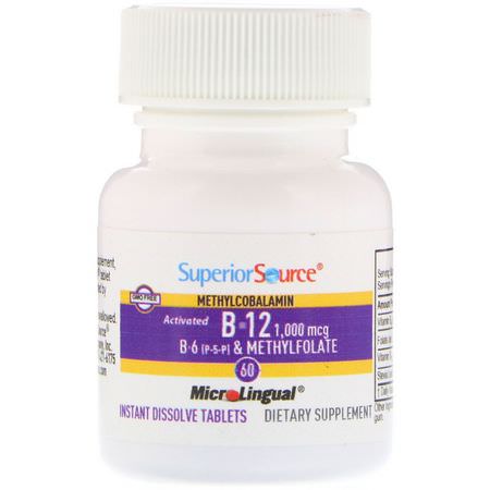 Superior Source Vitamin B Formulas B12 - B12, 維生素B, 維生素, 補品