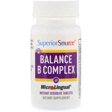 Superior Source Vitamin B Complex - 維生素B複合物, 維生素B, 維生素, 補品