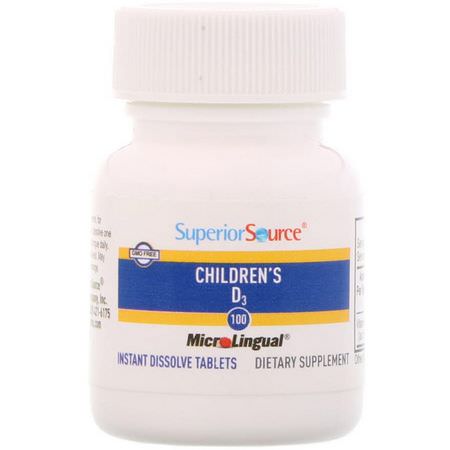 Superior Source Children's Vitamin D - 兒童維生素D, 兒童健康, 兒童, 嬰兒