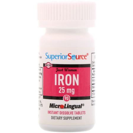 Superior Source Iron - 鐵, 礦物質, 補品