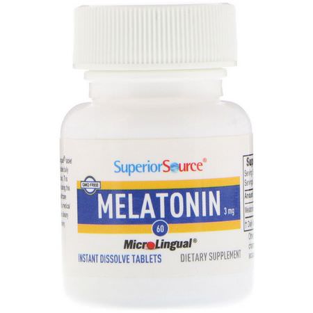 Superior Source Melatonin Condition Specific Formulas - 褪黑激素, 睡眠, 補品