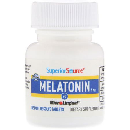Superior Source Melatonin Condition Specific Formulas - 褪黑激素, 睡眠, 補品
