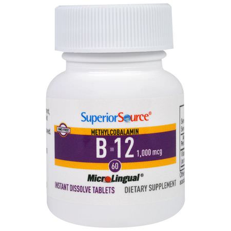 Superior Source B12 - B12, 維生素B, 維生素, 補品