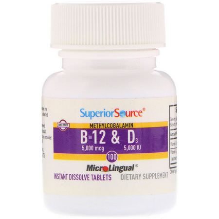 Superior Source B12 Vitamin B Formulas - 維生素B, B12, 維生素, 補品