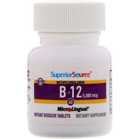 Superior Source B12 - B12, 維生素B, 維生素, 補品