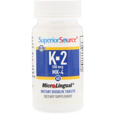 Superior Source Vitamin K - 維生素K, 維生素, 補品