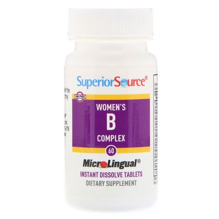 Superior Source Vitamin B Complex - 維生素B複合物, 維生素B, 維生素, 補品