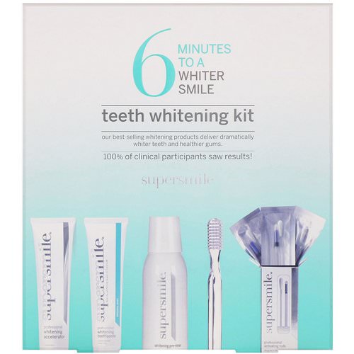 Supersmile, 6 Minutes to a Whiter Smile, Teeth Whitening Kit, 5 Piece Kit Review