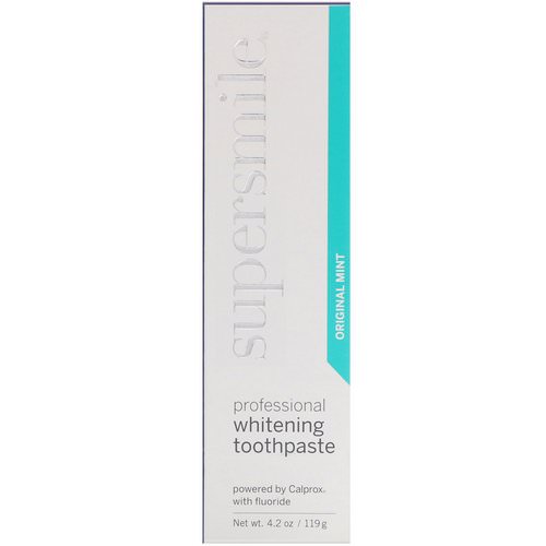 Supersmile, Professional Whitening Toothpaste, Original Mint, 4.2 oz (119 g) Review