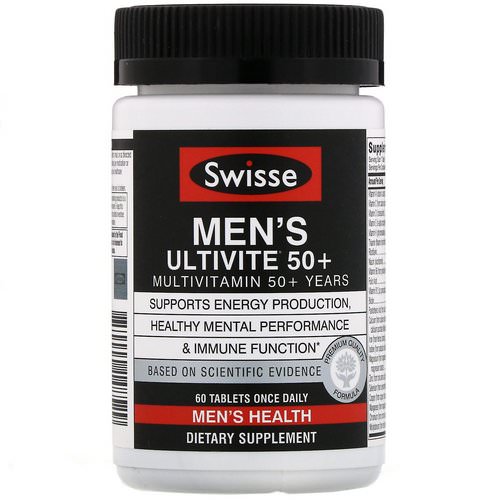 Swisse, Men's Ultivite 50+ Multivitamin, 60 Tablets Review