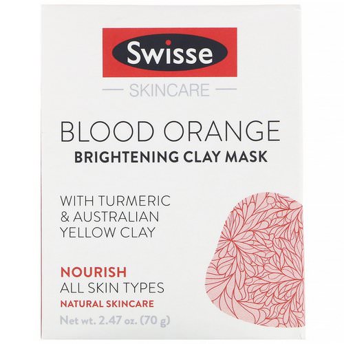 Swisse, Skincare, Blood Orange Brightening Clay Mask, 2.47 oz (70 g) Review