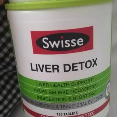 Swisse Liver Formulas Detox Cleanse - 清潔, 排毒, 肝, 補品
