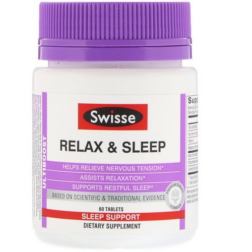 Swisse, Ultiboost, Relax & Sleep, 60 Tablets Review