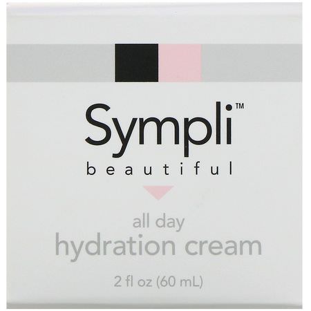 日間保濕霜, 面霜: Sympli Beautiful, All Day Hydration Cream, 2 fl oz (60 ml)