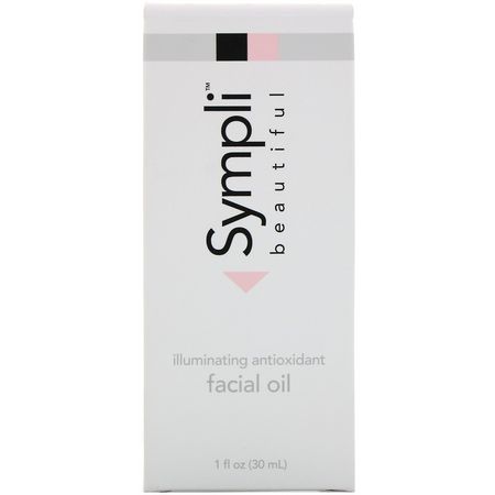 面油, 面霜: Sympli Beautiful, Illuminating Antioxidant Facial Oil, 1 fl oz (30 ml)