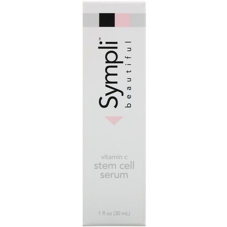 維生素C血清: Sympli Beautiful, Vitamin C Stem Cell Serum, 1 fl oz (30 ml)