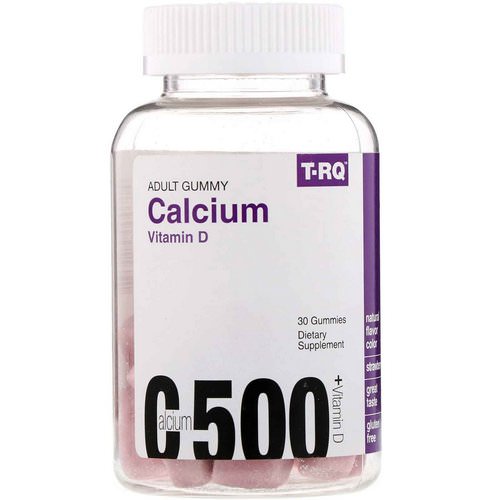 T-RQ, Adult Gummy, Calcium 500 + Vitamin D, 30 Gummies Review
