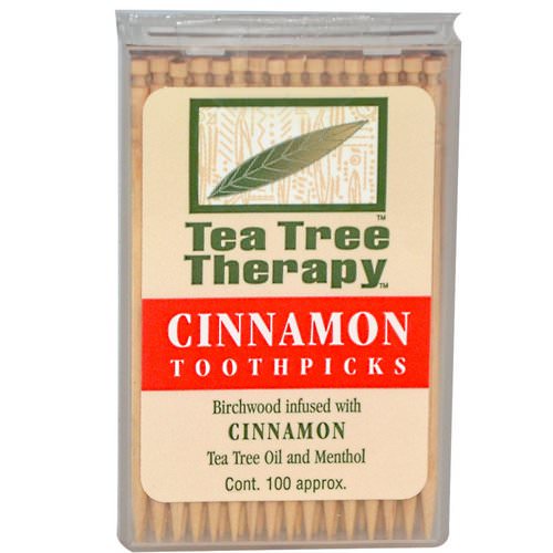 Tea Tree Therapy, Cinnamon Toothpicks, 100 Approx. Review