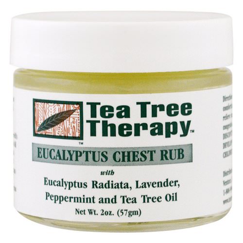 Tea Tree Therapy, Eucalyptus Chest Rub, 2 oz (57 g) Review