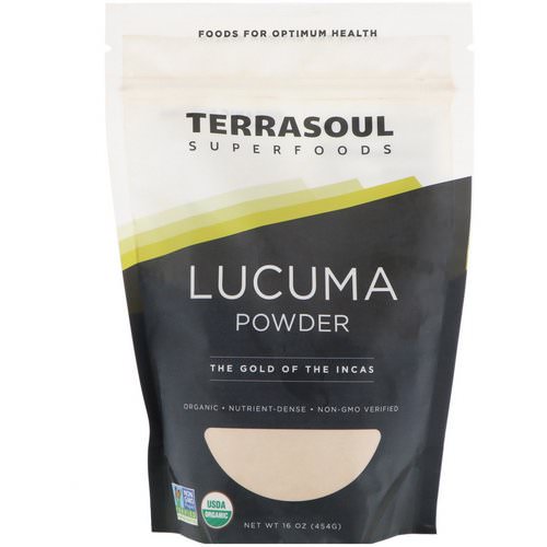 Terrasoul Superfoods, Lucuma Powder, The Gold Of The Incas, 16 oz (454 g) Review