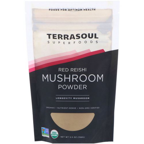 Terrasoul Superfoods, Red Reishi Mushroom Powder, 5.5 oz (156 g) Review