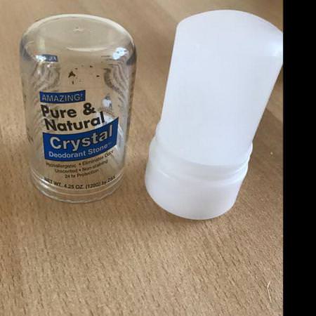 Thai Deodorant Stone, Pure & Natural, Crystal Deodorant Stone, 4.25 oz (120 g)