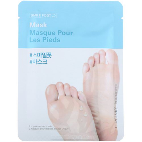 The Face Shop, Smile Foot Mask, 2 Single-Use Foot Masks Review