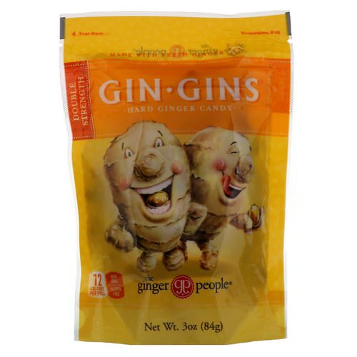 The Ginger People, Gin Gins, Hard Ginger Candy, Double Strength, 3 oz (84 g) Review