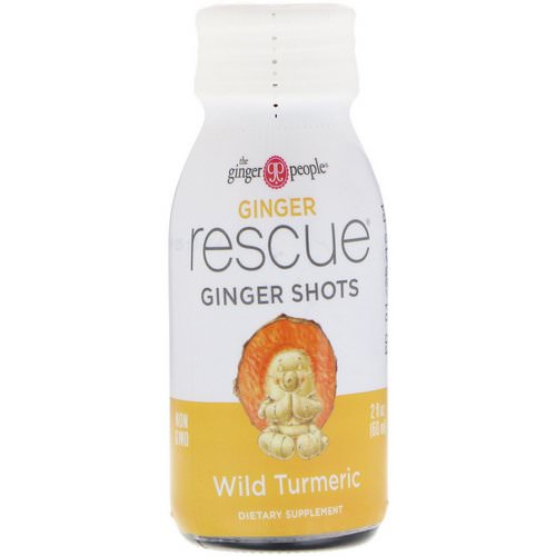 The Ginger People, Ginger Rescue Shots, Wild Turmeric, 2 fl oz (60 ml) Review