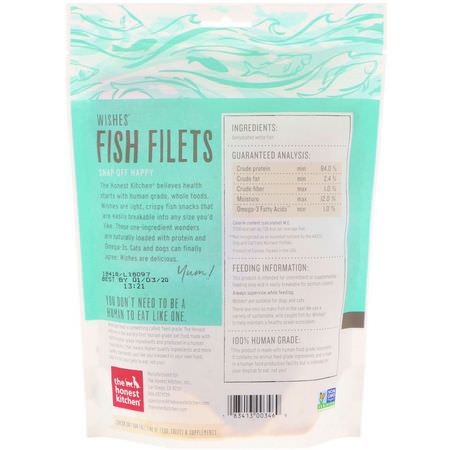 : The Honest Kitchen, Wishes Fish Filets, Light & Crispy Snaps, For Dogs and Cats, 3 oz (85 g)