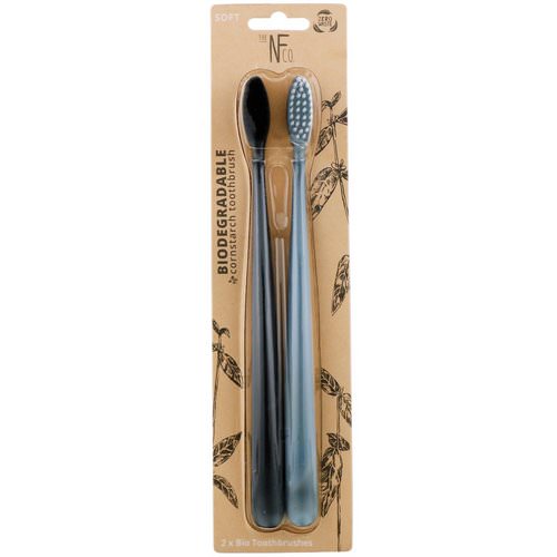 The Natural Family Co, Biodegradable Cornstarch Toothbrush, Soft, 2 Toothbrushes Review