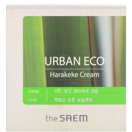 K-美容保濕霜, 乳霜: The Saem, Urban Eco, Harakeke Cream, 2.02 fl oz (60 ml)