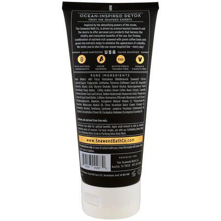 皮膚護理, 彈性蛋白: The Seaweed Bath Co, Firming Detox Cream, Refresh, Orange, Eucalyptus & Cedar, 6 fl oz (177 ml)