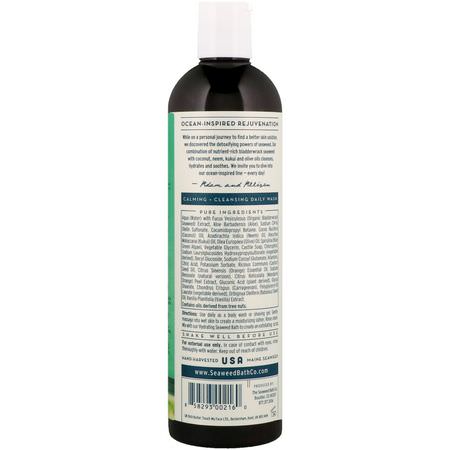 沐浴露, 沐浴露: The Seaweed Bath Co, Hydrating Soothing Body Wash, Citrus Vanilla, 12 fl oz (354 ml)