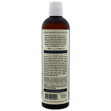 洗髮, 護髮: The Seaweed Bath Co, Natural Moisturizing Argan Shampoo, Unscented, 12 fl oz (360 ml)